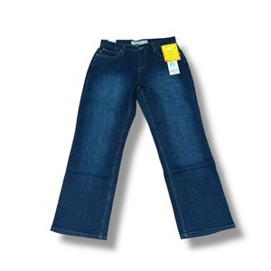 NWT Cabela's Women's Deep Indigo‎ Blue Denim Jeans Size 12 Short / 31 x 29